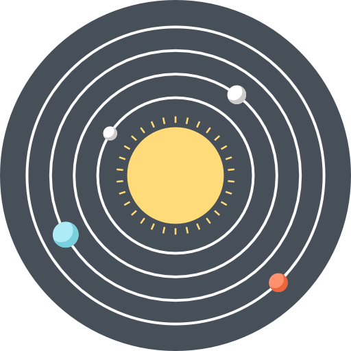 Solar system Maxim Basinski Premium Flat icon