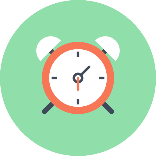 Alarm clock Maxim Basinski Premium Circular icon