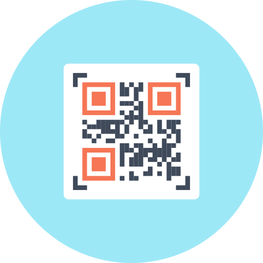 qr 코드 Maxim Basinski Premium Circular icon