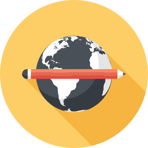 Earth globe Maxim Basinski Premium Circular Shadow icon