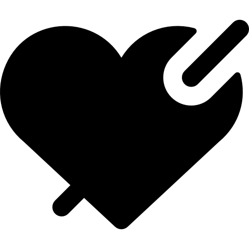 Heart Basic Rounded Filled icon