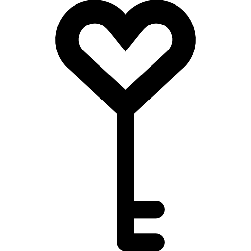 llave Basic Rounded Filled icono