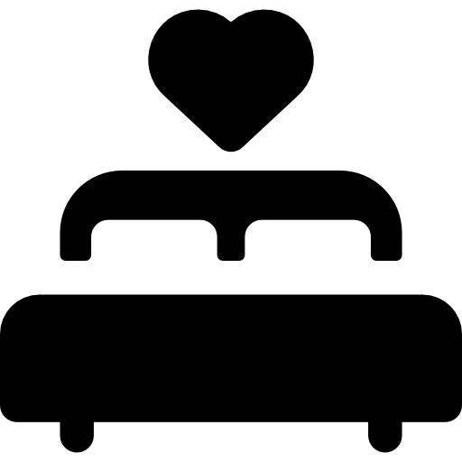 cama Basic Rounded Filled icono