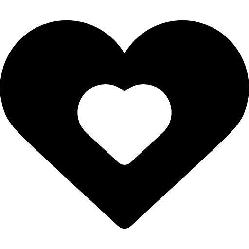 corazón Basic Rounded Filled icono