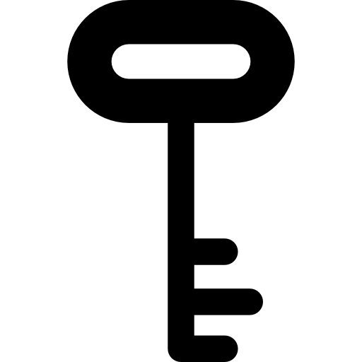 klucz Basic Rounded Filled ikona