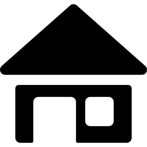 casa Basic Rounded Filled icono