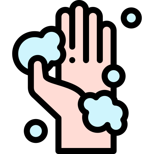 mycie rąk Detailed Rounded Lineal color ikona