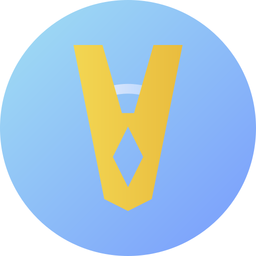 wasknijper Flat Circular Gradient icoon