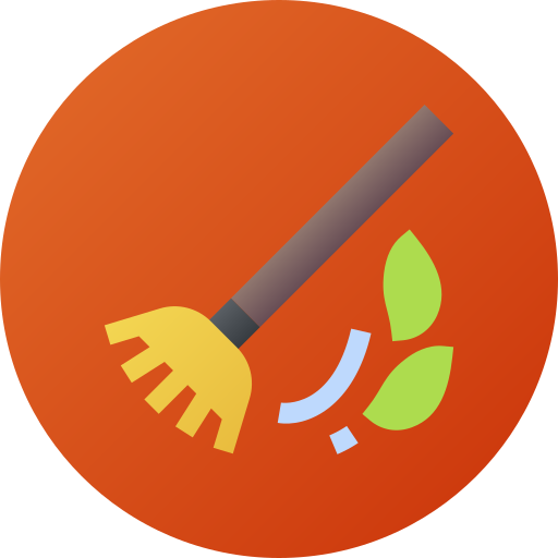 Broom Flat Circular Gradient icon