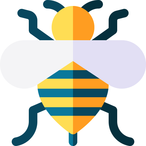 abeille Basic Rounded Flat Icône