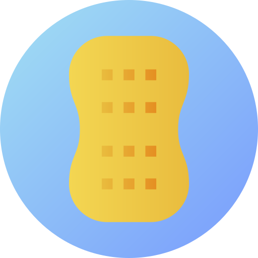 스펀지 Flat Circular Gradient icon