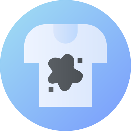 camiseta Flat Circular Gradient icono