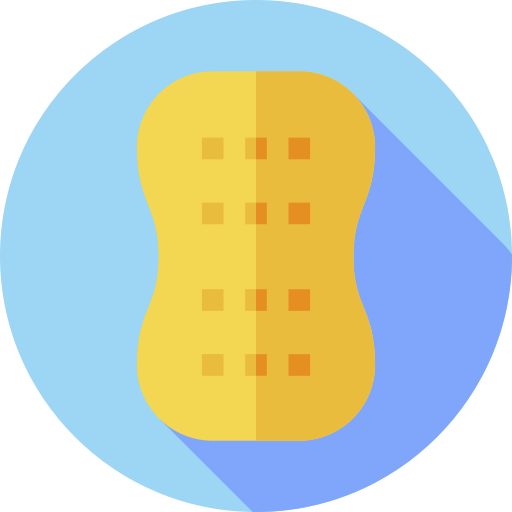esponja Flat Circular Flat icono
