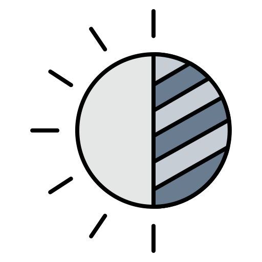 対比 Generic Outline Color icon