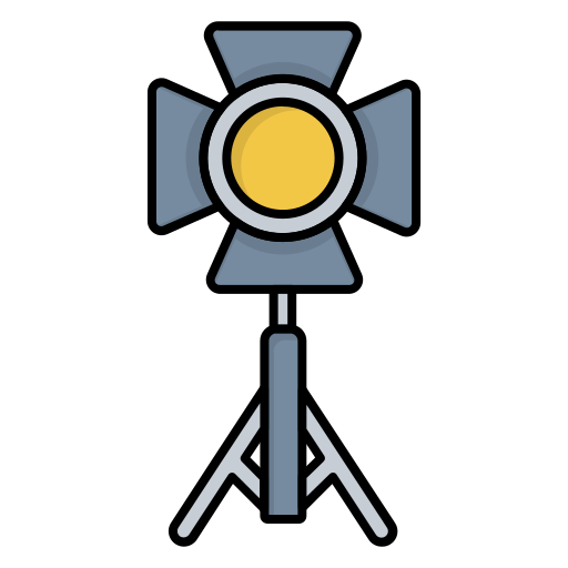 scheinwerfer Generic Outline Color icon