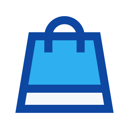 Shopping bag Generic Outline Color icon