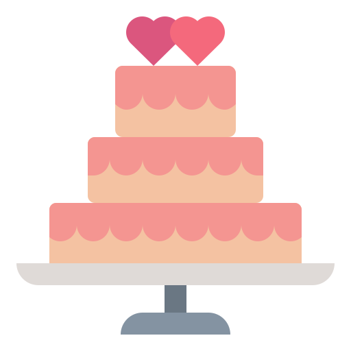Свадебный пирог Generic Flat иконка