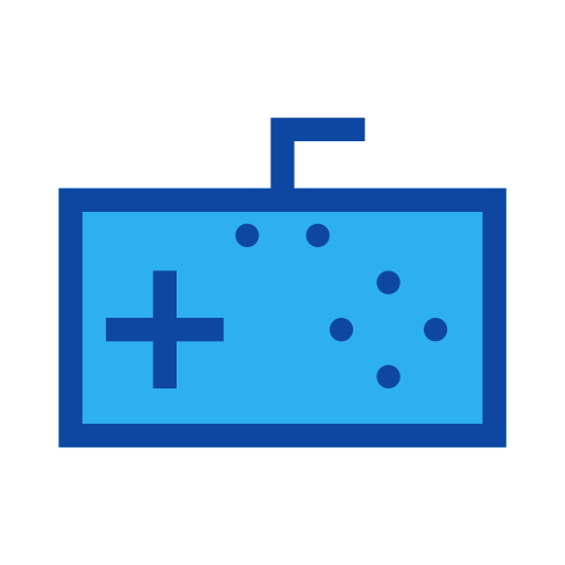 Game pad Generic Outline Color icon