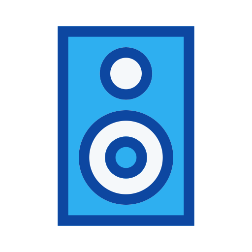 Subwoofer Generic Outline Color icon