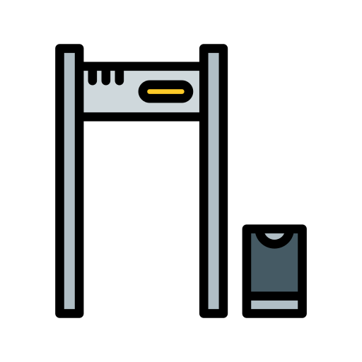 Ворота безопасности Generic Outline Color иконка