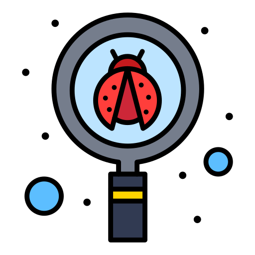 Bug Flatart Icons Lineal Color icon