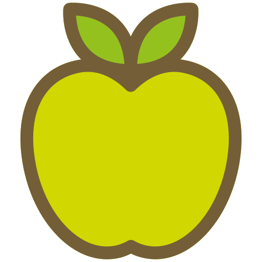 Яблоки Generic Outline Color иконка