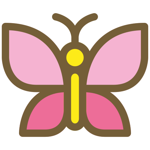 Butterflies Generic Outline Color icon