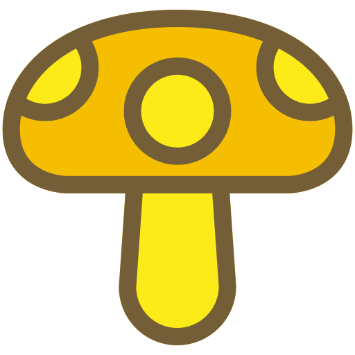 funghi Generic Outline Color icona