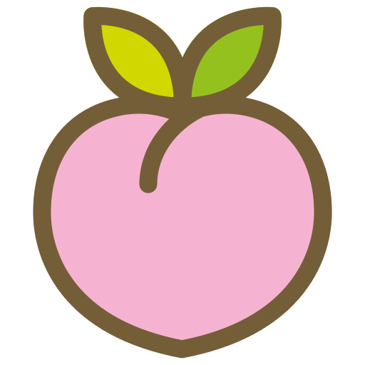 Peaches Generic Outline Color icon