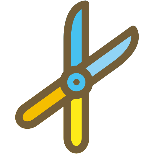 Shear Generic Outline Color icon