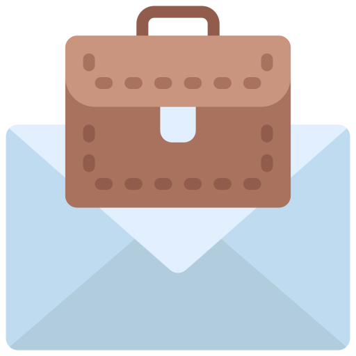 Email Juicy Fish Flat icon