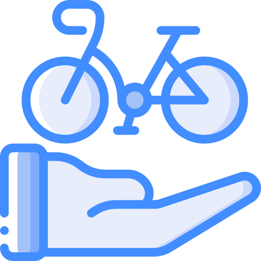 fahrrad Basic Miscellany Blue icon