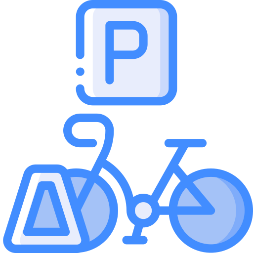 Parking Basic Miscellany Blue icon