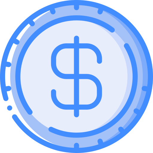 dólar Basic Miscellany Blue icono