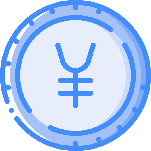 yen Basic Miscellany Blue icoon