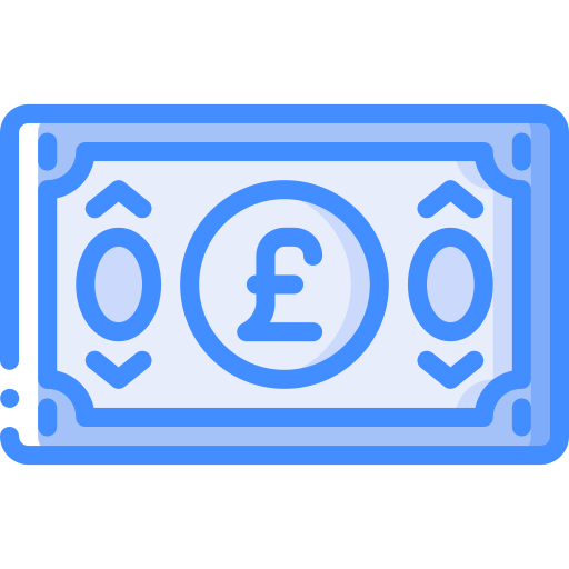 Cash Basic Miscellany Blue icon