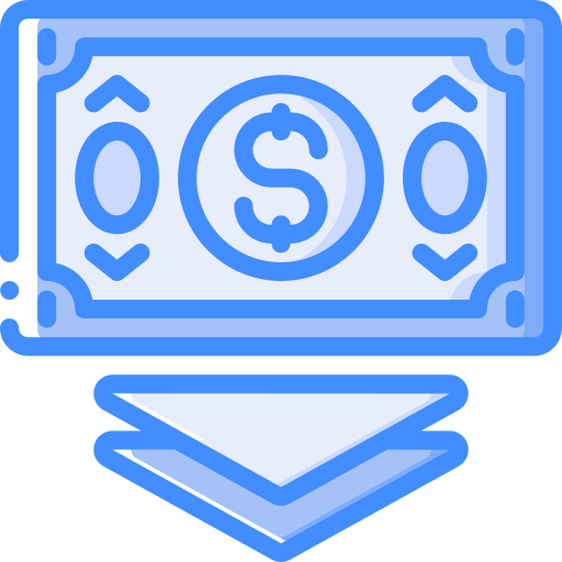 現金 Basic Miscellany Blue icon