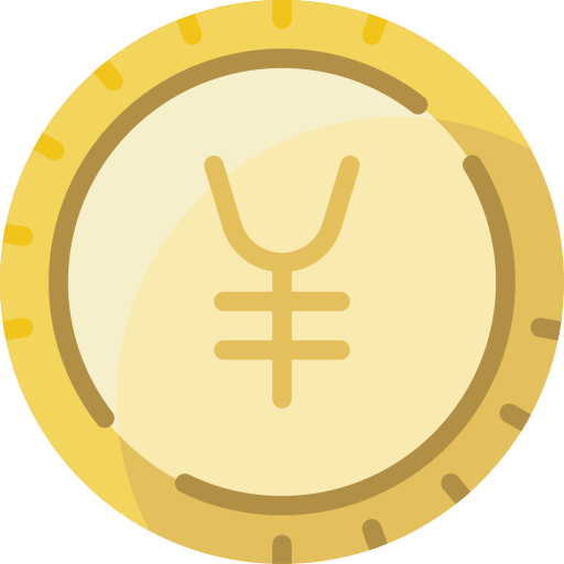yen Basic Miscellany Flat icoon
