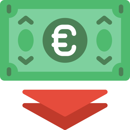 dinero en efectivo Basic Miscellany Flat icono