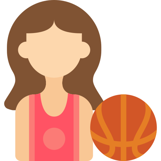 jugador de baloncesto Basic Miscellany Flat icono