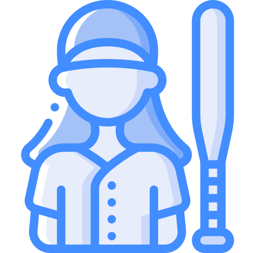 béisbol Basic Miscellany Blue icono
