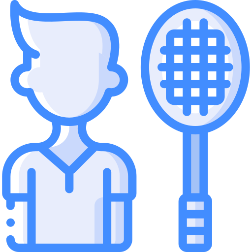 badminton Basic Miscellany Blue icoon