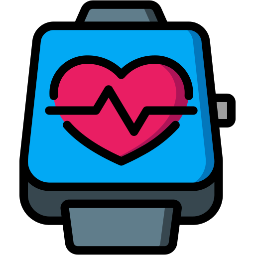 monitor de pulso cardiaco Basic Miscellany Lineal Color icono