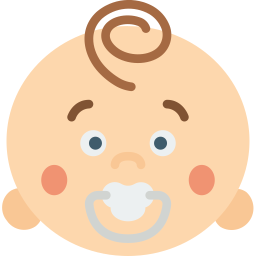 Baby pacifier Basic Miscellany Flat icon