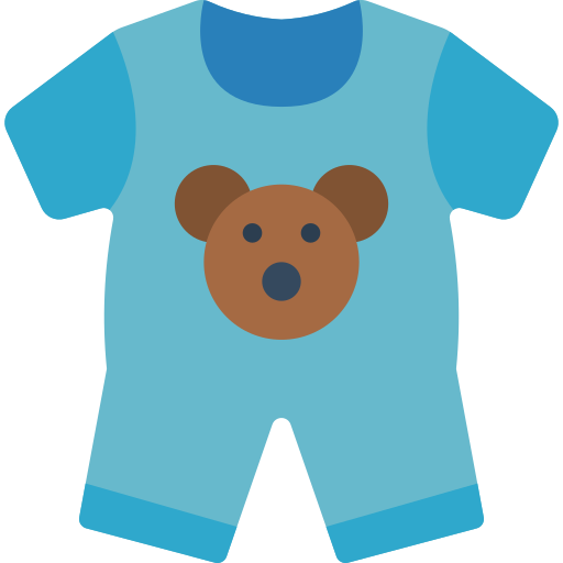 Baby clothes Basic Miscellany Flat icon