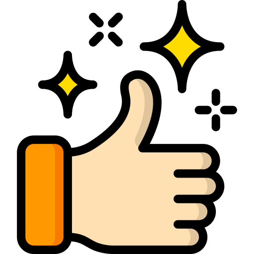 Thumbs up Basic Miscellany Lineal Color icon