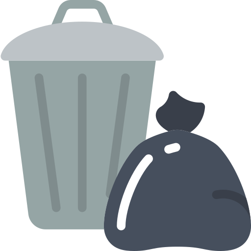 Trash Basic Miscellany Flat icon
