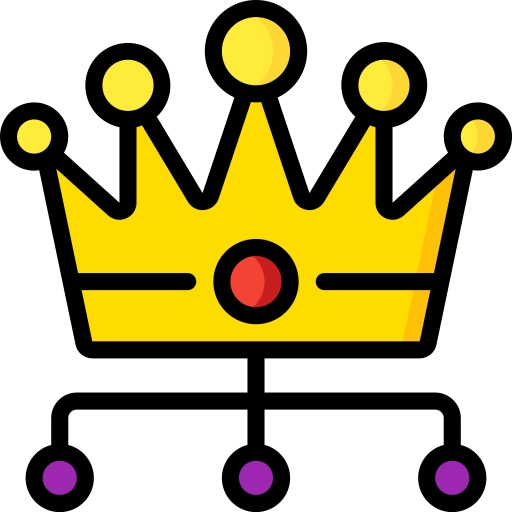 Корона Basic Miscellany Lineal Color иконка