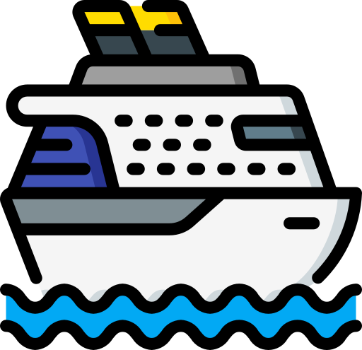 Корабль Basic Miscellany Lineal Color иконка