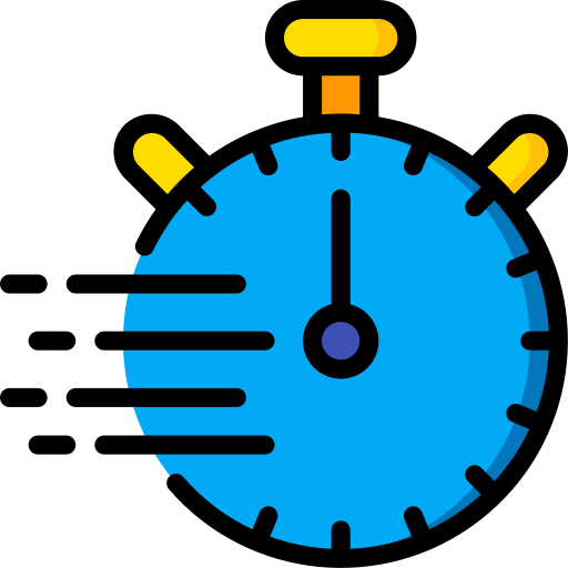 stopwatch Basic Miscellany Lineal Color icoon